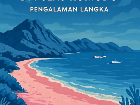 Menikmati Keindahan Pantai Pink di Pulau Komodo, Pengalaman Langka