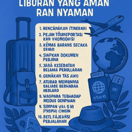 10 Tips Perjalanan untuk Liburan yang Aman dan Nyaman