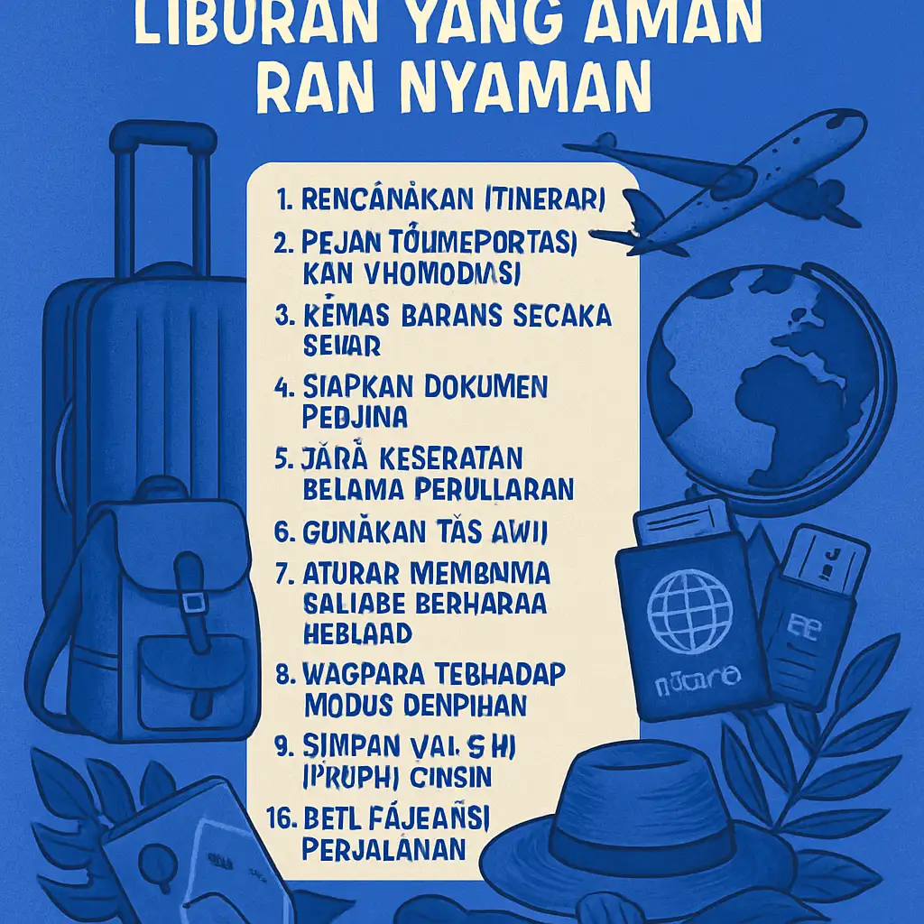10 Tips Perjalanan untuk Liburan yang Aman dan Nyaman