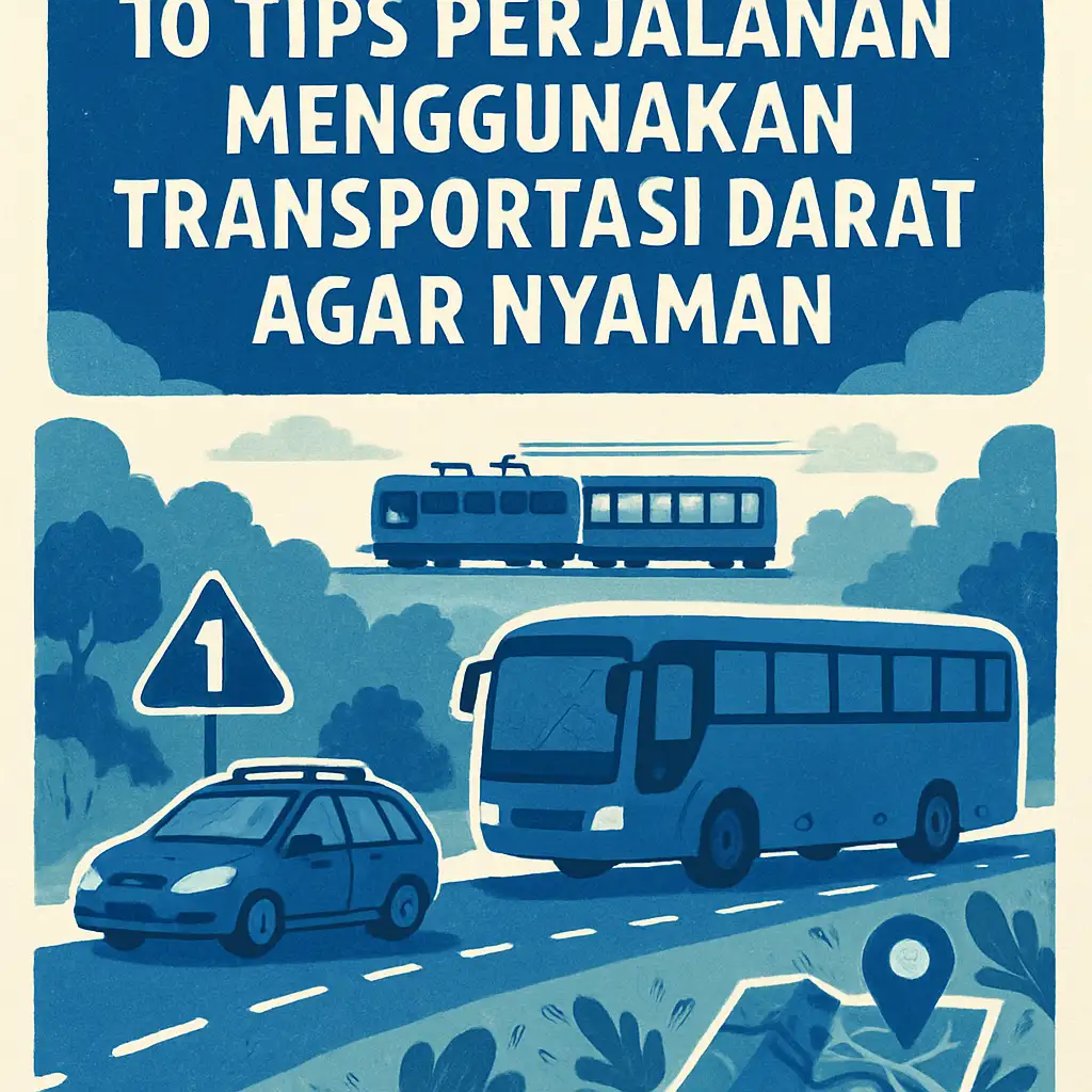 10 Tips Perjalanan Menggunakan Transportasi Darat agar Nyaman